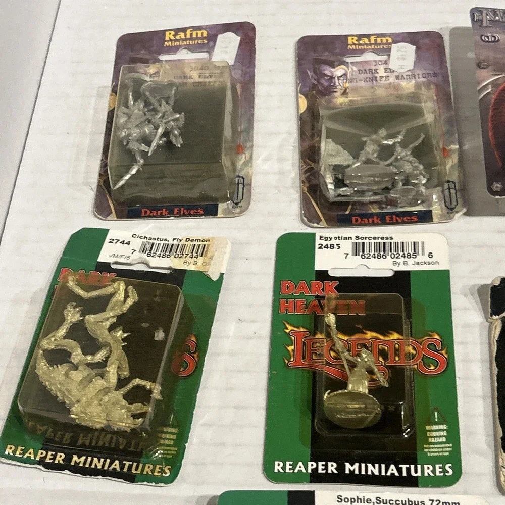 Reaper Miniatures‎ Bulk Lot 10 Unpainted Dark Heaven Legends Figures NEW SEALED